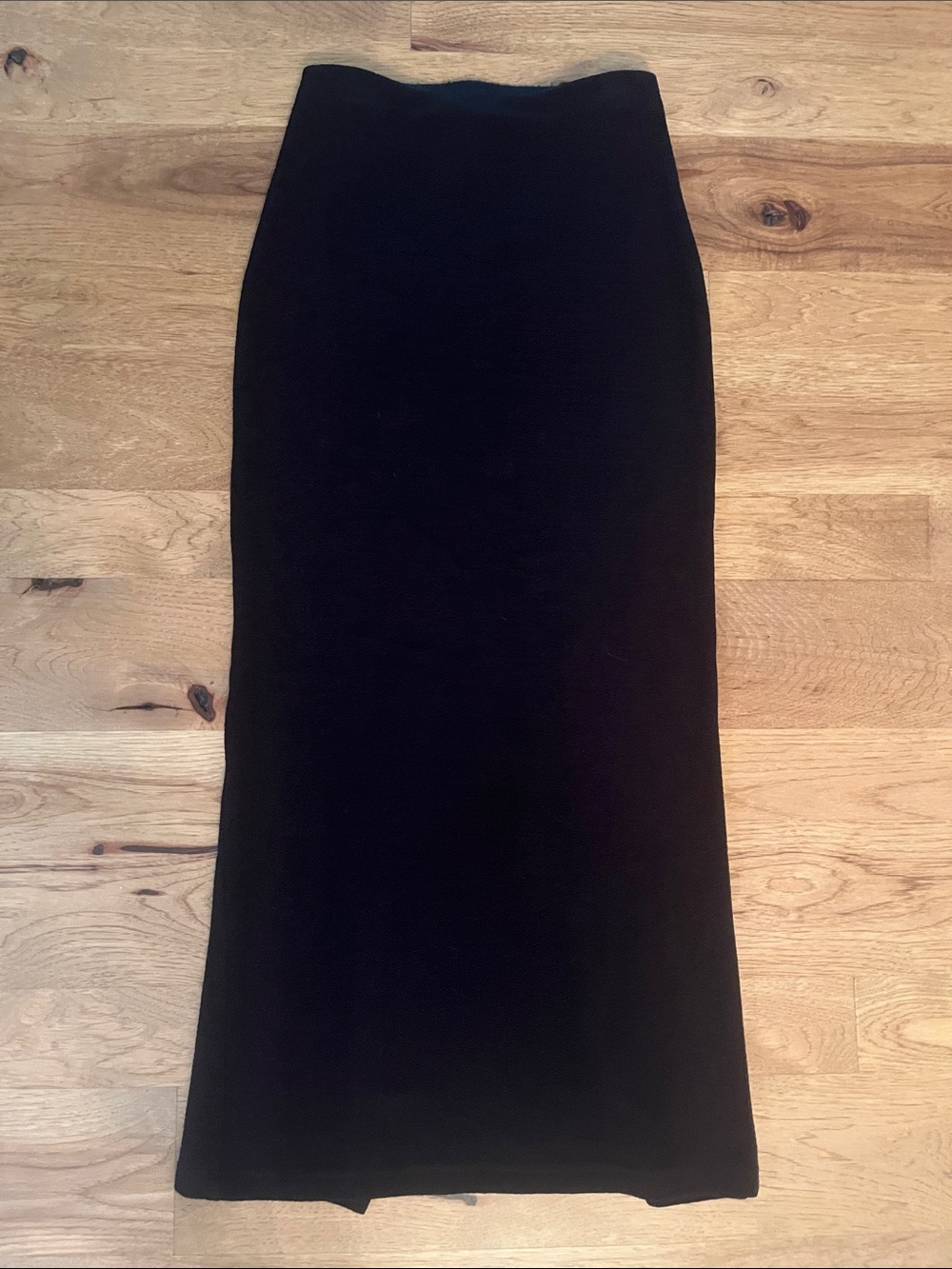 Vintage Forwear NY Black Column Skirt with back slit